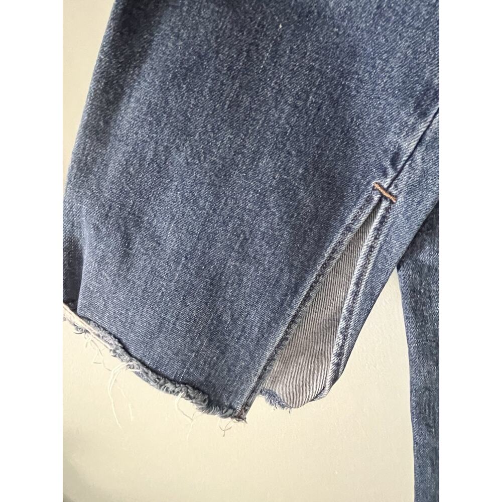 Women's Straight Leg Jeans - Blue - Picture 12 of 16
